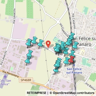 Mappa Via Campo di Pozzo, 41038 San Felice Sul Panaro MO, Italia (0.44286)