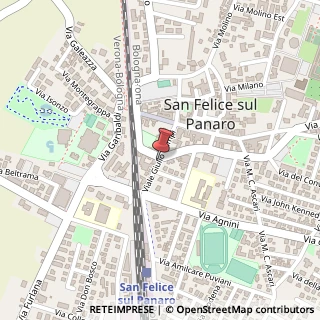 Mappa Via campi 25, 41038 San Felice sul Panaro, Modena (Emilia Romagna)
