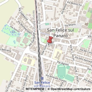 Mappa Via C.Bergamini, 10, 41038 San Felice sul Panaro, Modena (Emilia Romagna)
