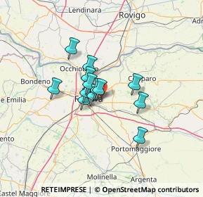 Mappa Via Guido Droghetti, 44123 Pontegradella FE, Italia (8.60923)