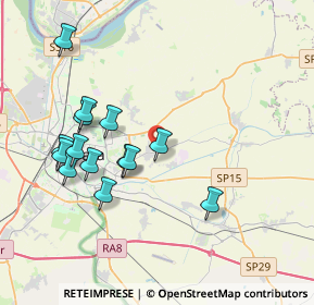 Mappa Via Guido Droghetti, 44123 Pontegradella FE, Italia (3.84571)