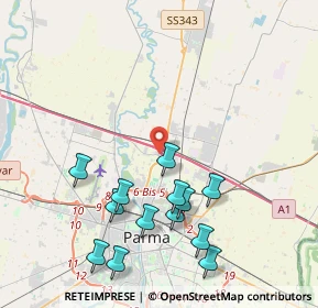 Mappa Strada Traversante Lupo, 43122 Parma PR, Italia (4.39769)