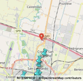 Mappa Strada Traversante Lupo, 43122 Parma PR, Italia (3.7425)