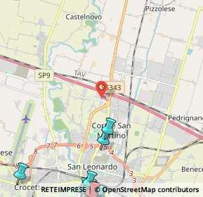 Mappa Strada Traversante Lupo, 43122 Parma PR, Italia (3.75923)