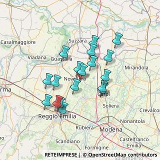 Mappa Via Principe Siro, 42012 Campagnola Emilia RE, Italia (12.06111)