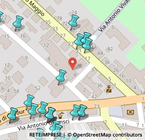 Mappa Via E. Curiel, 41032 Cavezzo MO, Italia (0.08214)