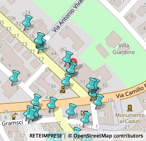 Mappa Via 1° Maggio, 41032 Cavezzo MO, Italia (0.08214)