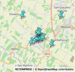 Mappa Via 1° Maggio, 41032 Cavezzo MO, Italia (1.07636)