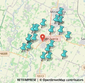 Mappa Via 1° Maggio, 41032 Cavezzo MO, Italia (3.2945)