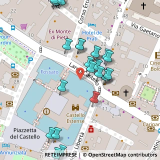 Mappa Via Borgoleoni, 44121 Ferrara FE, Italia (0.04231)