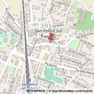 Mappa Via Risorgimento, 5, 41038 San Felice sul Panaro, Modena (Emilia Romagna)