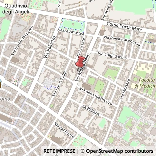 Mappa Via Montebello, 43, 44121 Ferrara, Ferrara (Emilia Romagna)