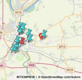 Mappa Via Pontegradella, 44123 Pontegradella FE, Italia (4.0525)