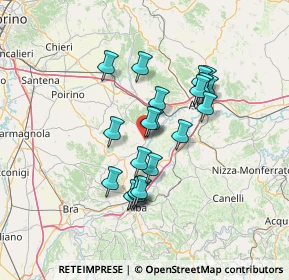 Mappa Via San Rocco, 14015 San Damiano d'Asti AT, Italia (11.419)