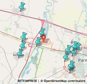 Mappa Via Stati Uniti d'America, 43126 Parma PR, Italia (5.12357)