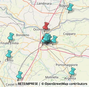 Mappa Via Giuseppe Compagnoni, 44122 Ferrara FE, Italia (13.58417)