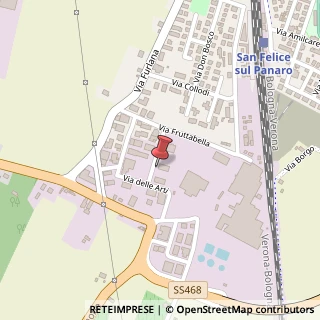 Mappa Via dei Mestieri, 131, 41038 San Felice sul Panaro, Modena (Emilia Romagna)