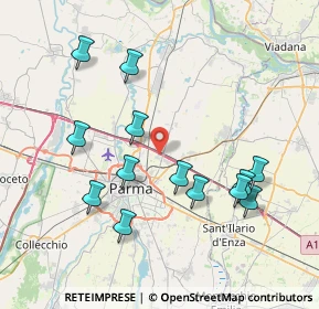 Mappa Largo Benito Jacovitti, 43122 Parma PR, Italia (7.98)