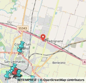 Mappa Largo Benito Jacovitti, 43122 Parma PR, Italia (4.04438)