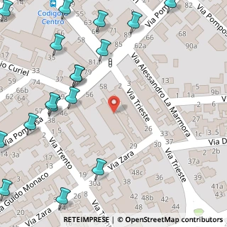 Mappa Via Pomposa, 44021 Codigoro FE, Italia (0.125)