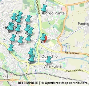 Mappa Piazza Europa, 44123 Ferrara FE, Italia (1.213)