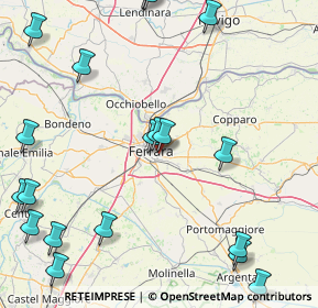 Mappa Piazza Europa, 44123 Ferrara FE, Italia (23.40053)