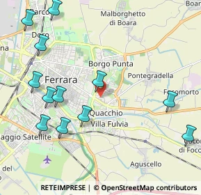 Mappa Piazza Europa, 44123 Ferrara FE, Italia (2.52667)