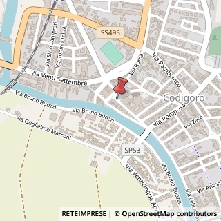 Mappa Piazza Giacomo Matteotti, 44, 44021 Codigoro, Ferrara (Emilia Romagna)