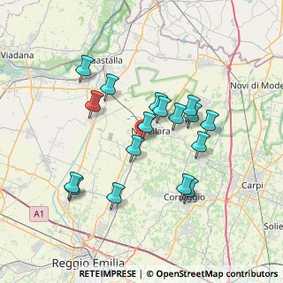 Mappa Via della Motta, 42017 Novellara RE, Italia (6.70294)