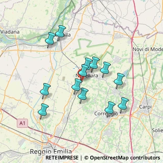 Mappa Via della Motta, 42017 Novellara RE, Italia (6.63308)