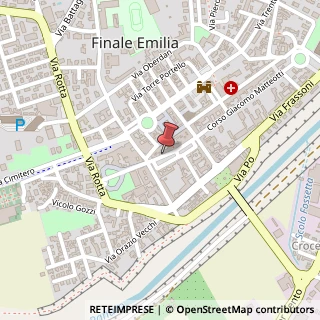 Mappa Piazza Garibaldi, 10, 41034 Finale Emilia, Modena (Emilia Romagna)