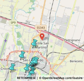 Mappa Via Matilde Serao, 43122 Parma PR, Italia (2.96818)