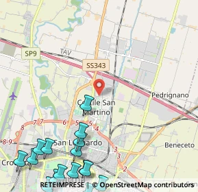 Mappa Via Matilde Serao, 43122 Parma PR, Italia (3.4575)