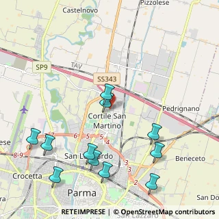 Mappa Via Matilde Serao, 43122 Parma PR, Italia (2.52)