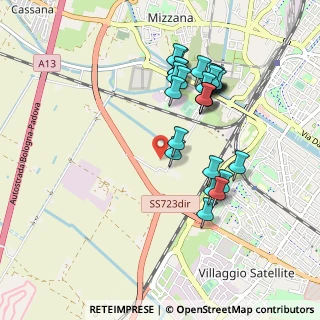 Mappa Via XVI Marzo, 44124 Ferrara FE, Italia (0.92222)