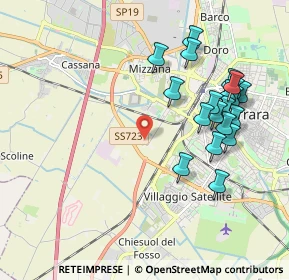 Mappa Via XVI Marzo, 44124 Ferrara FE, Italia (2.089)