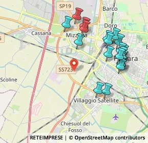 Mappa Via XVI Marzo, 44124 Ferrara FE, Italia (2.2095)