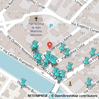 Mappa Piazza Liberta', 44021 Codigoro FE, Italia (0.05385)