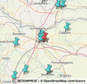 Mappa Via Carlo Caneva, 44121 Ferrara FE, Italia (17.35286)