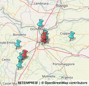 Mappa Via Carlo Caneva, 44121 Ferrara FE, Italia (12.31417)
