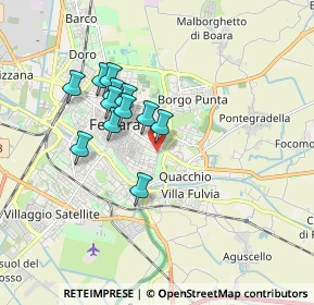 Mappa Via Carlo Caneva, 44121 Ferrara FE, Italia (1.4475)