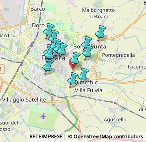 Mappa Via Carlo Caneva, 44121 Ferrara FE, Italia (1.28)