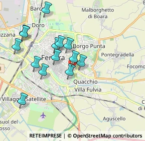 Mappa Via Carlo Caneva, 44121 Ferrara FE, Italia (1.85643)