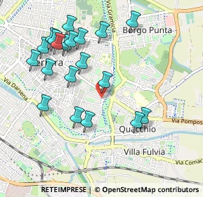 Mappa Via Carlo Caneva, 44121 Ferrara FE, Italia (1.0515)