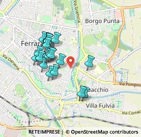 Mappa Via Carlo Caneva, 44121 Ferrara FE, Italia (0.784)