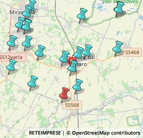 Mappa Via dell'Artigianato, 41038 San Felice Sul Panaro MO, Italia (4.982)