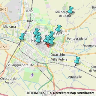 Mappa Via Cisterna del Follo, 44121 Ferrara FE, Italia (1.32385)