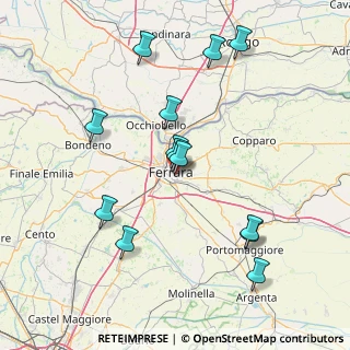Mappa Via Cisterna del Follo, 44121 Ferrara FE, Italia (15.86769)