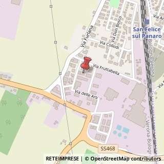 Mappa Via dell'Artigianato, 202, 41038 San Felice sul Panaro, Modena (Emilia Romagna)