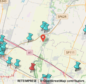 Mappa Via Cavaliere Savino Gazza, 43058 Sorbolo PR, Italia (6.9055)